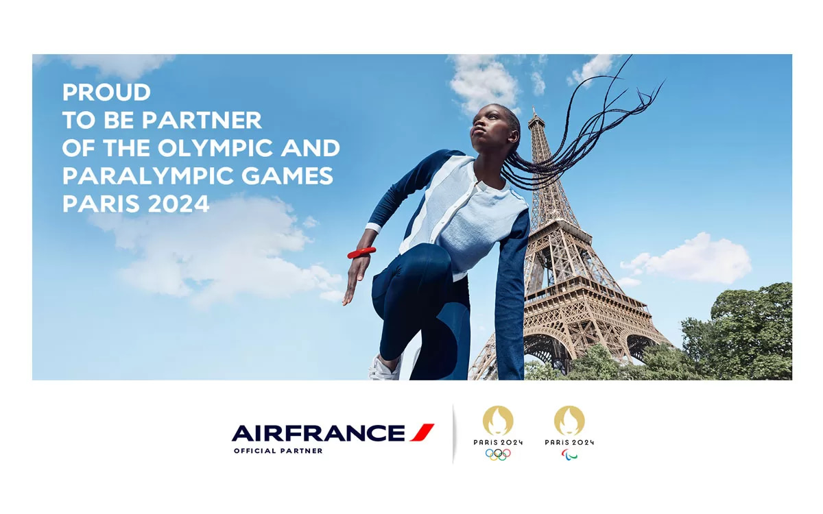 Air France es socio oficial de los Juegos Olímpicos y Paralímpicos de